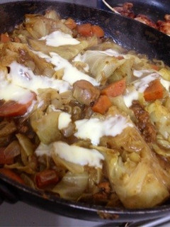 キャベツ煮込み カレーソースリメイクで-レシピのメイン写真
