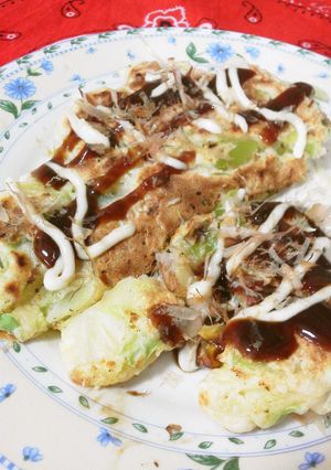 健康志向のお好み焼き-レシピのメイン写真