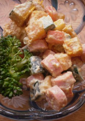 カボチャのゴママヨサラダ-レシピのメイン写真