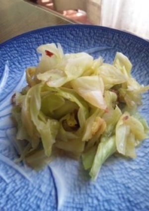 塩麹だけ！ﾓﾔｼとｷｬﾍﾞﾂとサキイカと-レシピのメイン写真