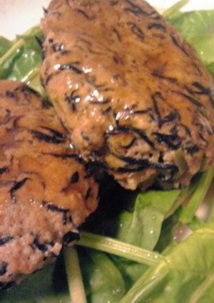 ひじきと豆腐の和風ハンバーグ♪-レシピのメイン写真