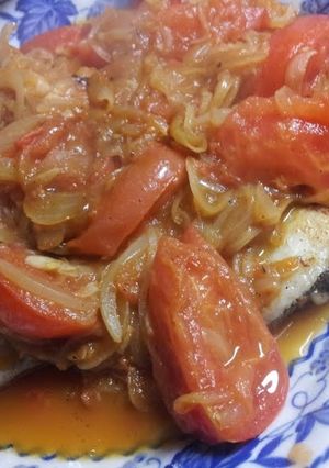 鱈のムニエル　コンソメトマトソース-レシピのメイン写真