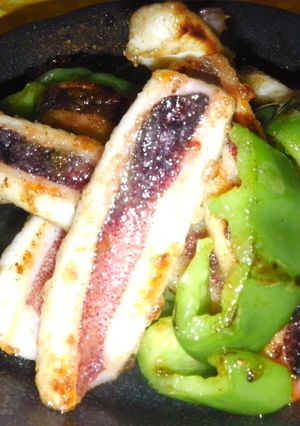 イカとピーマンのニンニク醤油炒め-レシピのメイン写真