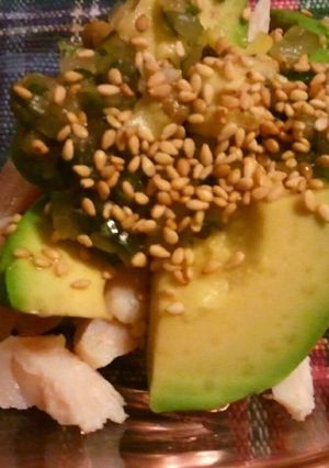 鶏ハムとアボカドで一品料理-レシピのメイン写真
