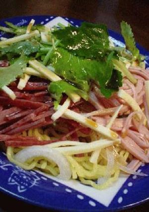 ビールに合うラーメンサラダ-レシピのメイン写真