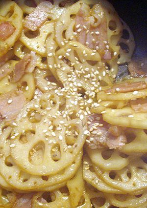 レンコンのペペロンチーノ-レシピのメイン写真