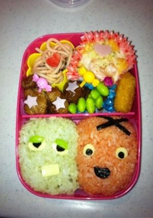 キャラ弁☆ガチャピンムック(^-^)-レシピのメイン写真