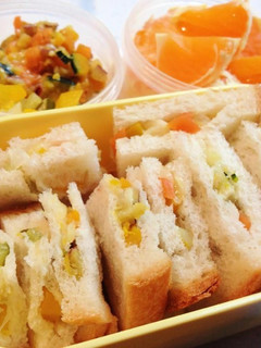 <離乳食>1歳のお弁当(サンドイッチ)-レシピのメイン写真