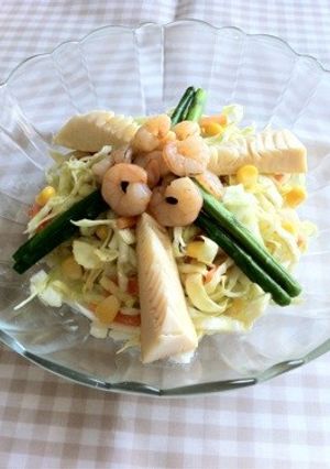 春のごちそうコールスローサラダ-レシピのメイン写真