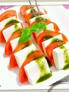 塩麹豆腐のカプレーゼ-レシピのメイン写真