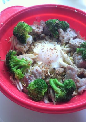 塩麹豚バラと野菜蒸し-レシピのメイン写真