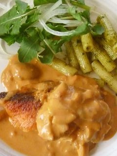 鮭のムニエル♪トマトクリームソース-レシピのメイン写真