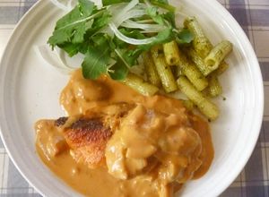 鮭のムニエル♪トマトクリームソース-レシピのメイン写真