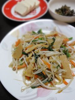 早、旨、安♪メンマもやし炒め-レシピのメイン写真
