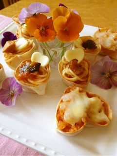 パーティーに!カップdeドリア&パスタ-レシピのメイン写真