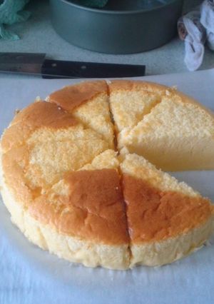 しゅわしゅわ〜♪スフレチーズケーキ-レシピのメイン写真