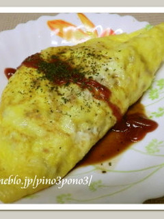朝楽♪ウインナーと野菜のオムレツ-レシピのメイン写真