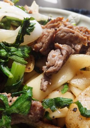 焼きうどん✳きしめんで‼春菊がきく～✿-レシピのメイン写真