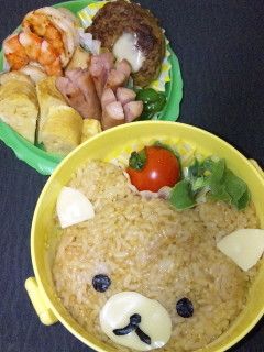 リラックマキャラ弁-レシピのメイン写真