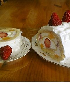 ロールケーキ-レシピのメイン写真