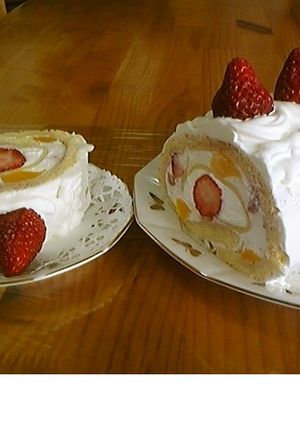 ロールケーキ-レシピのメイン写真