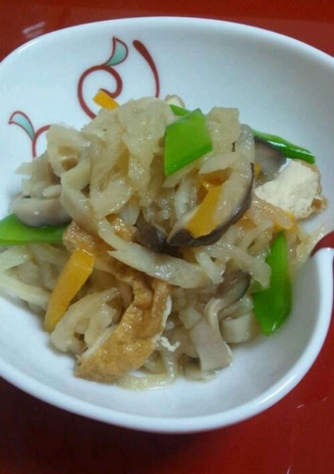 簡単煮物☆おばあちゃんの切干大根の煮物-レシピのメイン写真