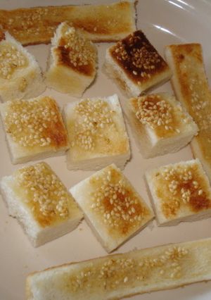 食パン de 胡麻ラスク♪-レシピのメイン写真