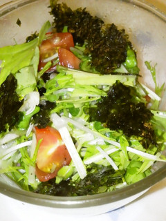 塩ポン酢で水菜のサラダ-レシピのメイン写真