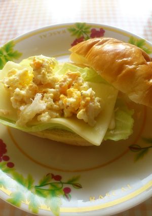 朝食に☆チーたまサンド-レシピのメイン写真