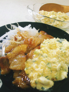 豚肉の甘辛焼き☆タルタルのせ-レシピのメイン写真