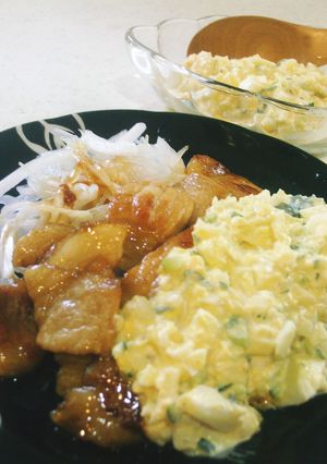 豚肉の甘辛焼き☆タルタルのせ-レシピのメイン写真