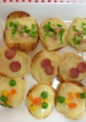 ポテトチップスで簡単ピザ★-レシピのメイン写真