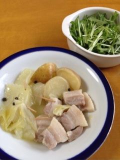 塩豚とじゃがいもと玉ねぎの洋風煮-レシピのメイン写真