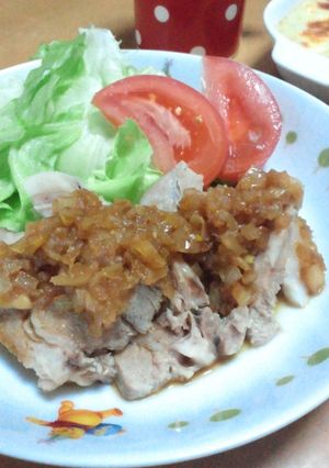 やわらか茹で豚*オニオンソース*-レシピのメイン写真