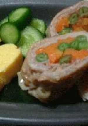 豚肉と野菜の梅ロール-レシピのメイン写真
