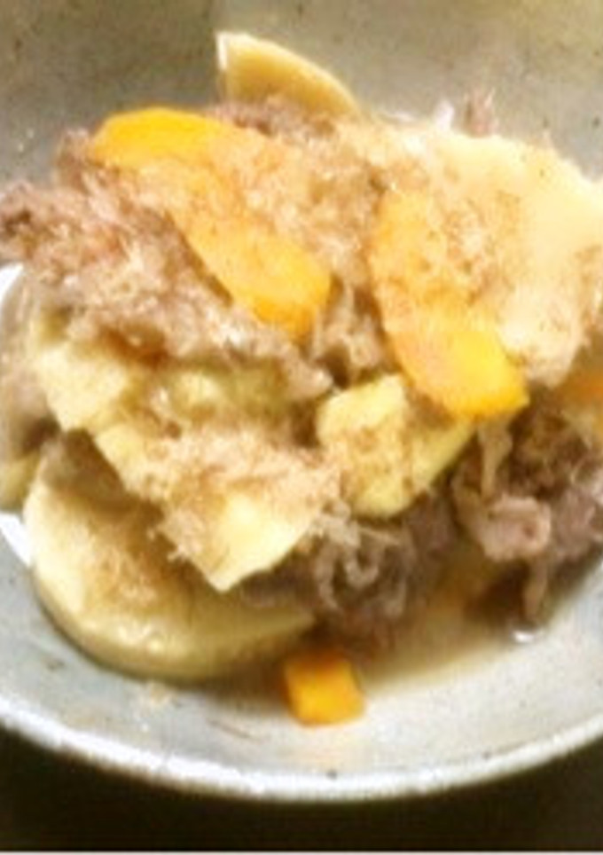 簡単！筍と牛肉の煮物-レシピのメイン写真