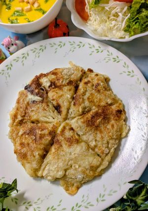 パリパリしっとりのび〜るえのきのチーズ焼き-レシピのメイン写真