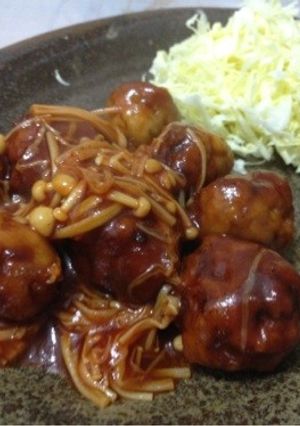 ふわサク♪はんぺんと牛蒡入り肉団子-レシピのメイン写真