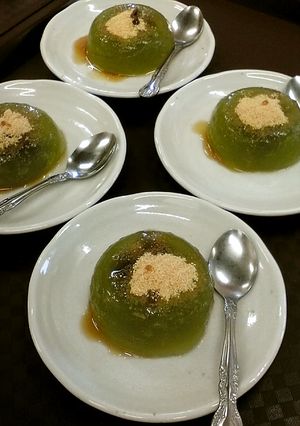 片栗粉で簡単抹茶葛餅-レシピのメイン写真