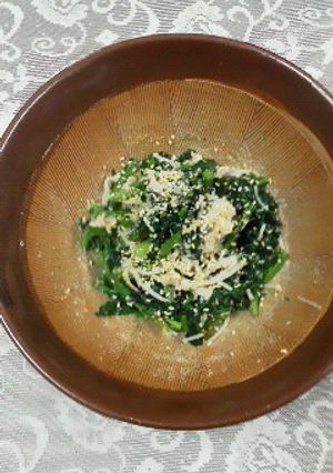 ほうれん草とえのきのごま和え-レシピのメイン写真