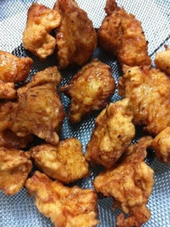 簡単★鶏むね肉のカリっと唐揚げ!丼ver-レシピのメイン写真