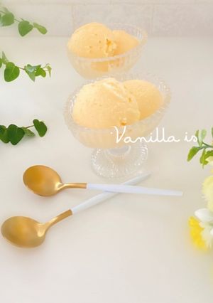 濃厚✿バニラアイスクリーム-レシピのメイン写真