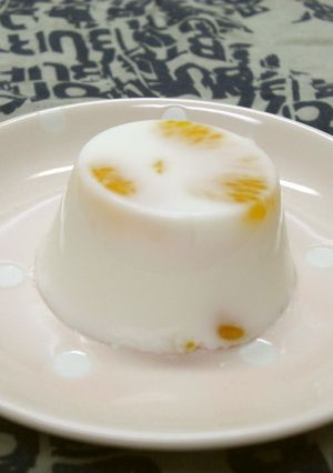 レンジで簡単！みかんのミルク寒天-レシピのメイン写真