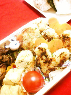 お弁当に☆ハート型のツナマヨ焼きコロッケ-レシピのメイン写真