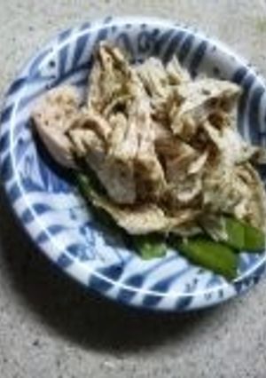 とことんヘルシー!鶏ささみの胡麻和え-レシピのメイン写真