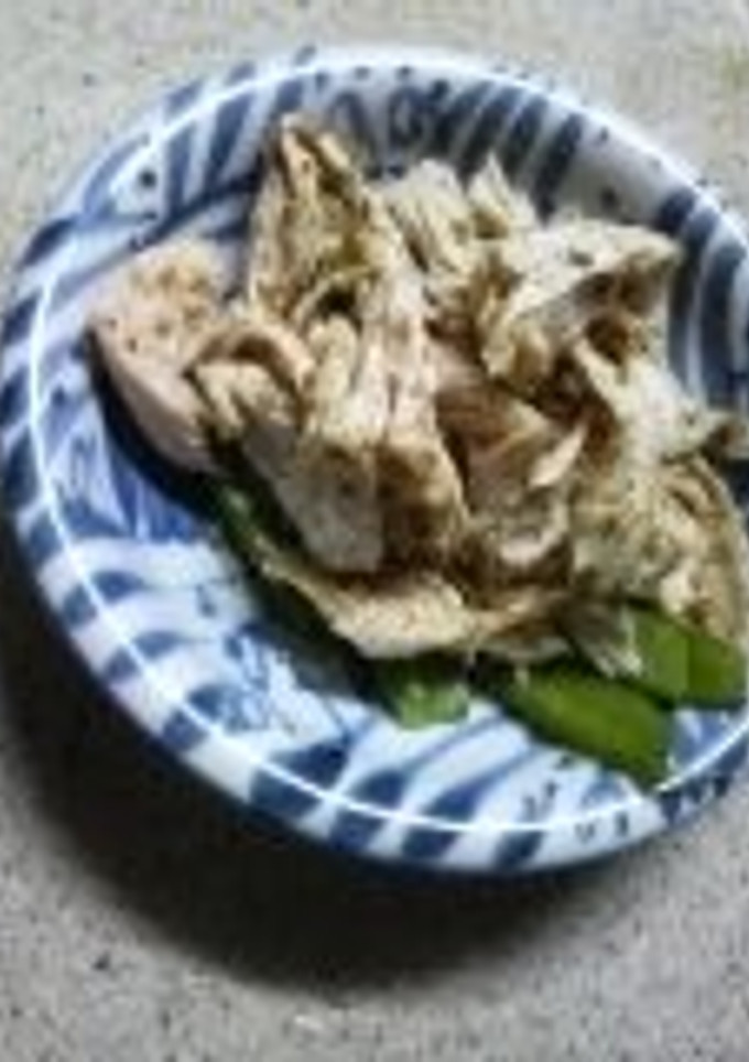 とことんヘルシー！鶏ささみの胡麻和え-レシピのメイン写真
