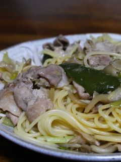 豚とネギの和風パスタ-レシピのメイン写真