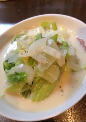 癒され野菜の豆乳スープ☆ルクエで☆-レシピのメイン写真