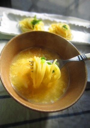 卵とコーンのつけパスタ-レシピのメイン写真