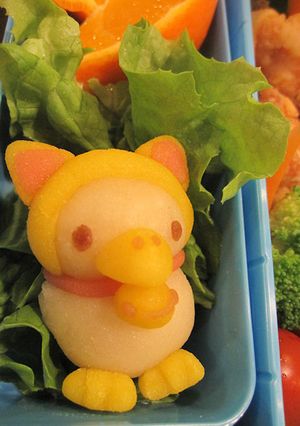 キャラ弁 ✿ まねきねこダック-レシピのメイン写真